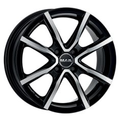 Cerchio in lega nero per Alfa Romeo Mito da 16 pollici (F65604MBM35C)